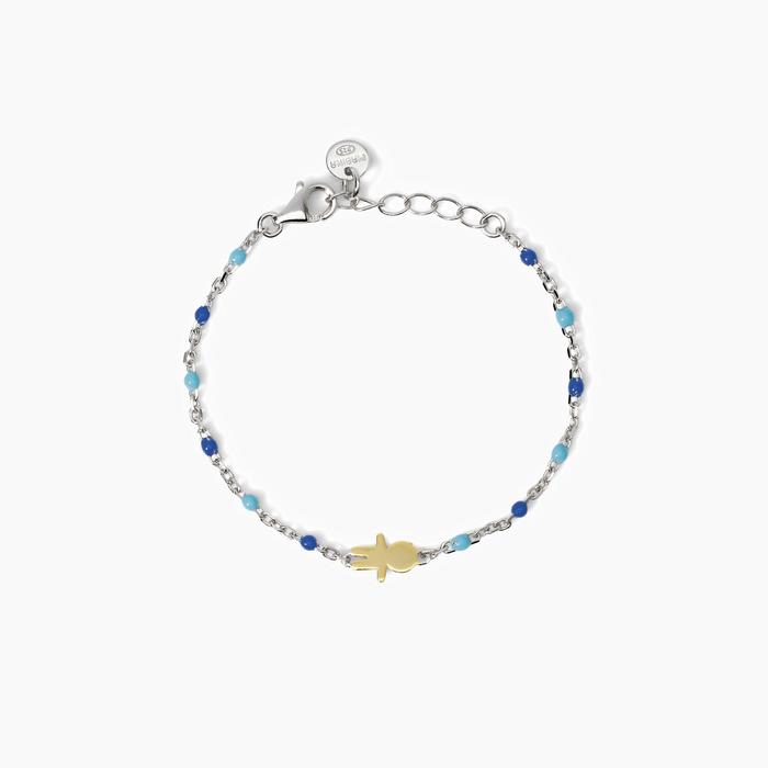 Bracciale bambino in argento Mio