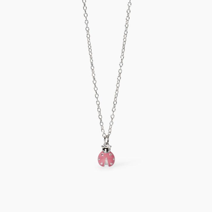Girocollo da bambina con ciondolo coccinella Fortunella