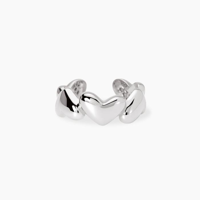 Anello contrarié in argento Capogiro