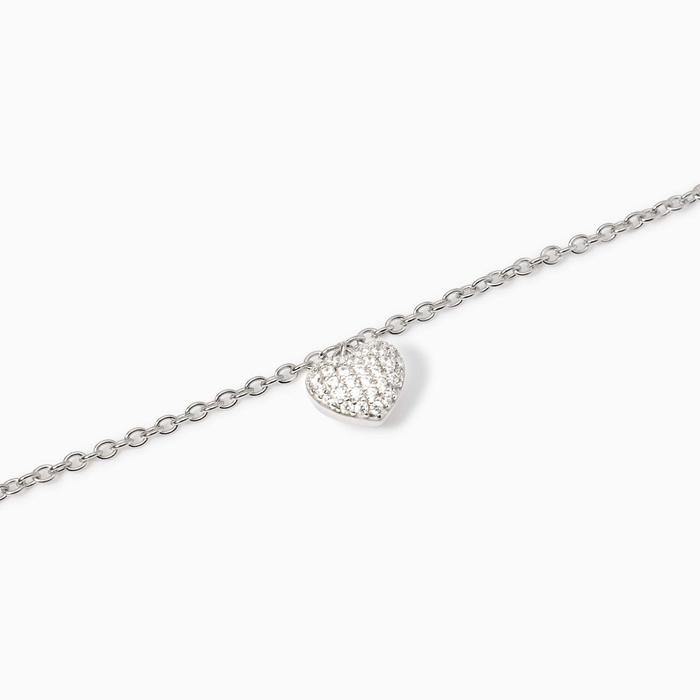 Bracciale regolabile con ciondolo cuore Feeling
