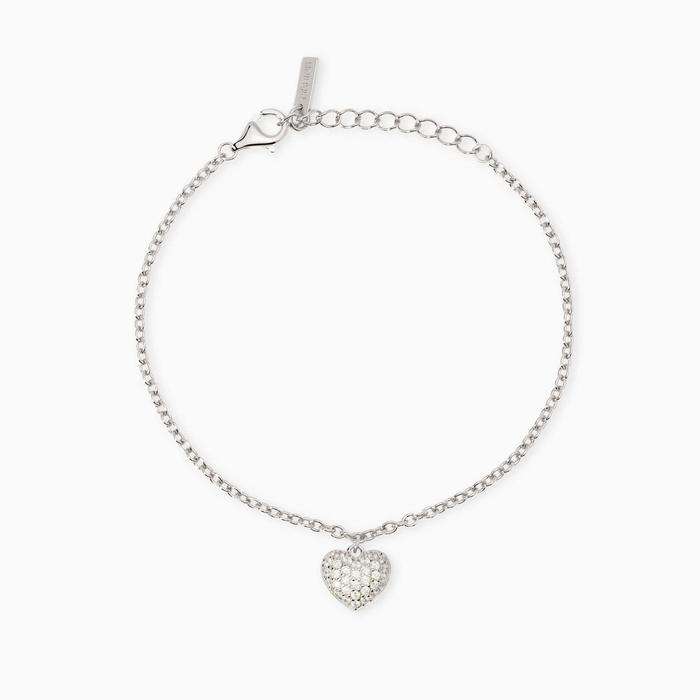 Bracciale regolabile con ciondolo cuore Feeling