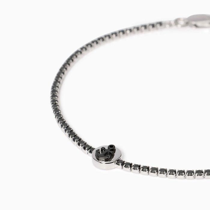 Bracciale tennis da uomo con ancora Cruise