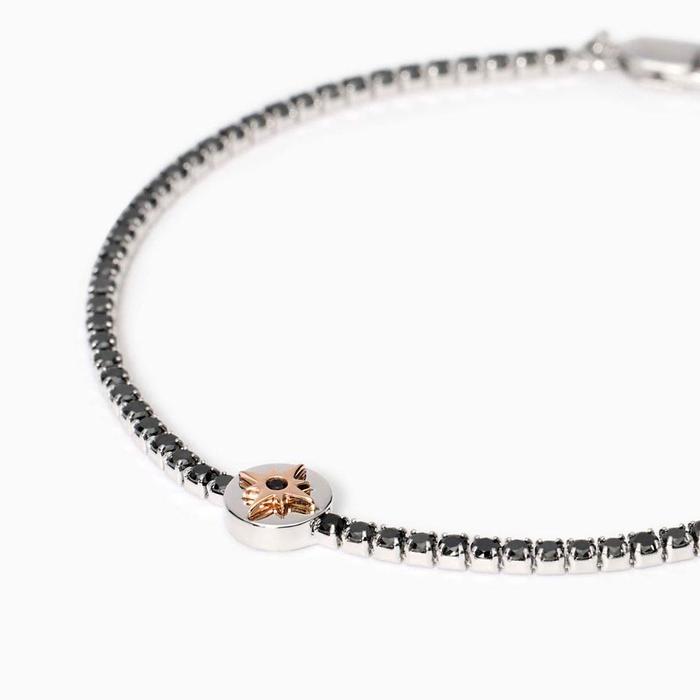 Bracciale tennis da uomo con rosa dei venti Cruise