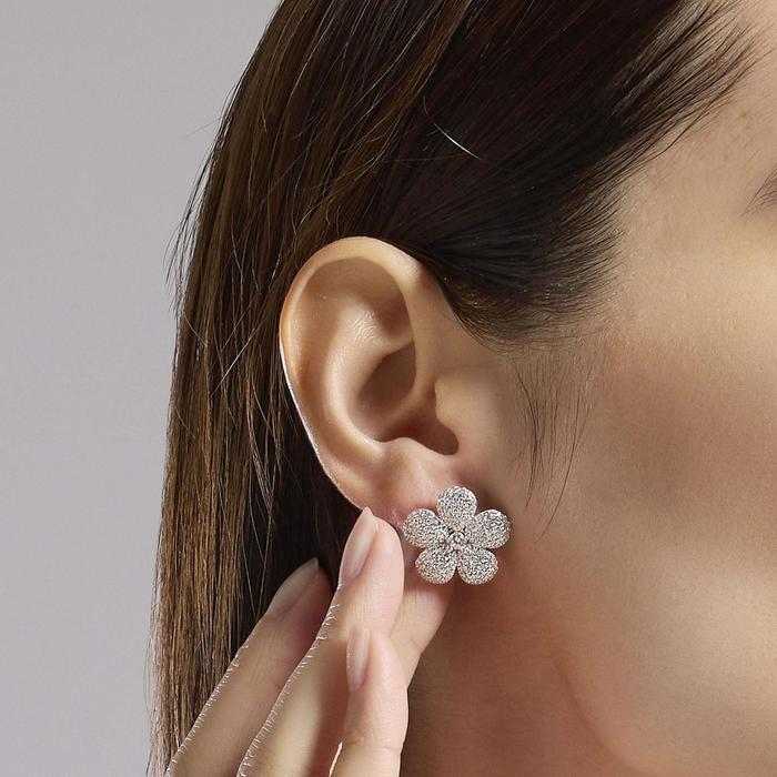 Boucles d'oreilles Damned Spring en zircone
