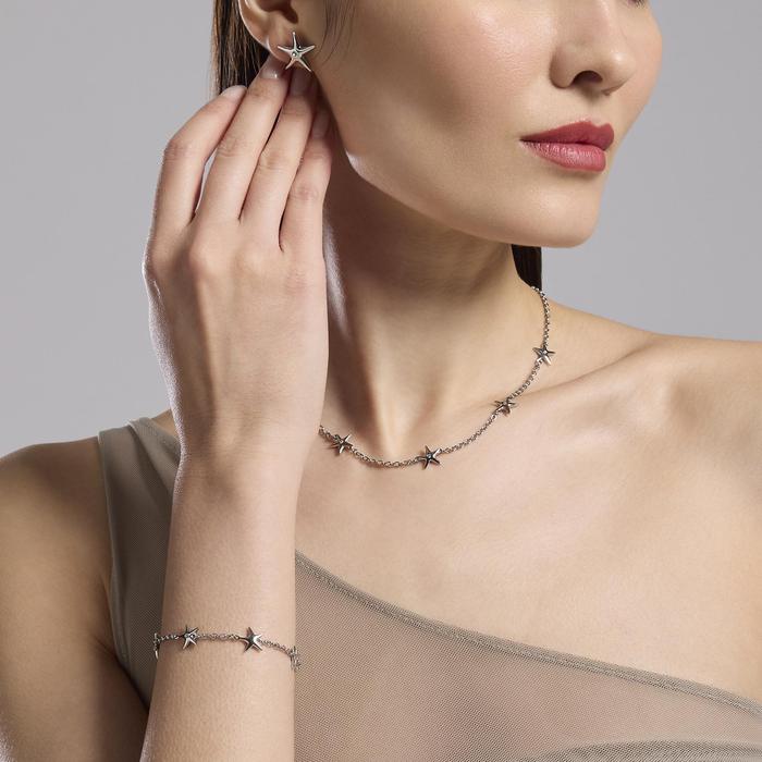 Bracciale con ciondoli cuore