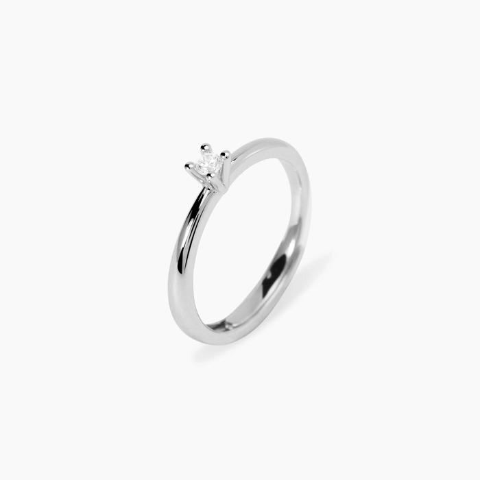 Anello solitario con diamante lab-grown My Diamond