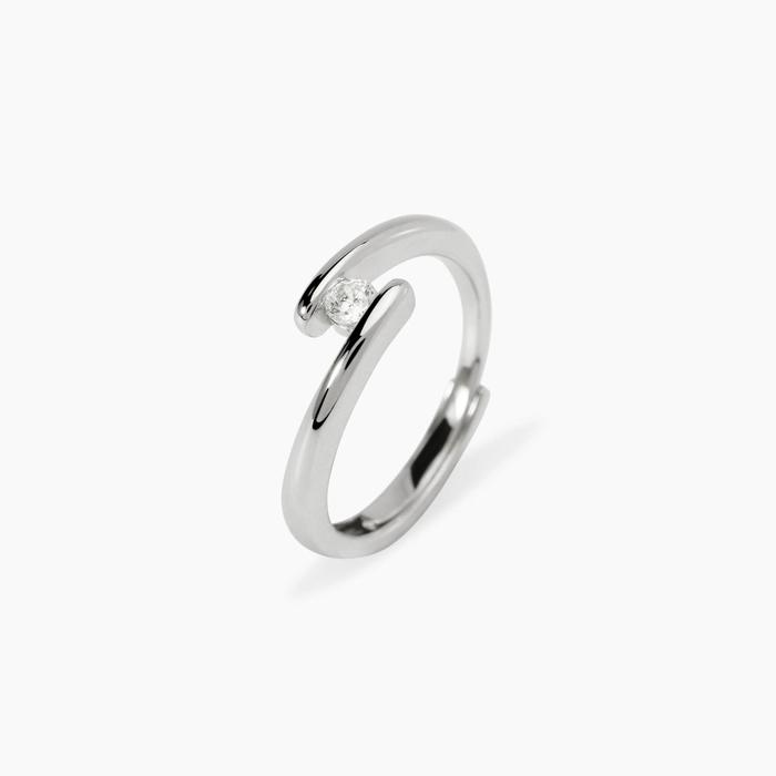 Anello solitario con diamante lab-grown My Diamond