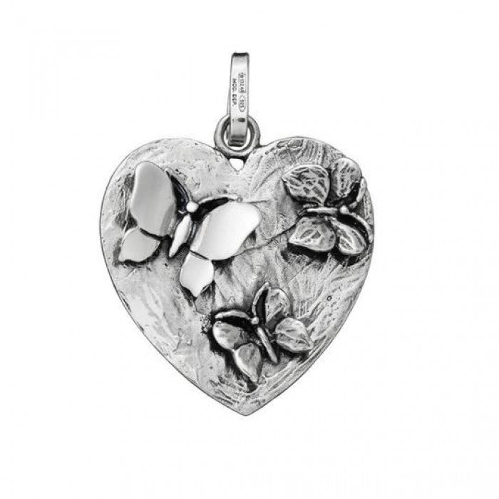Charmant papillon dans le coeur