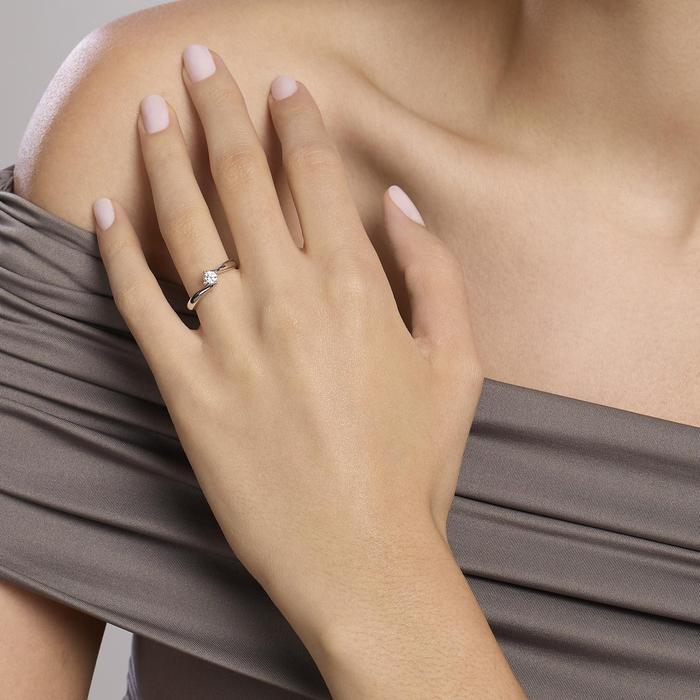 Anello solitario con diamante lab-grown My Diamond