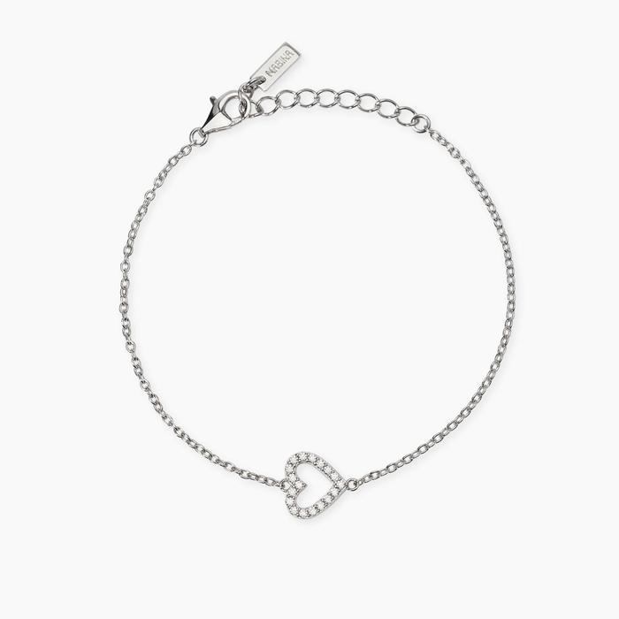 Bracciale con cuore in diamanti lab-grown My Diamond