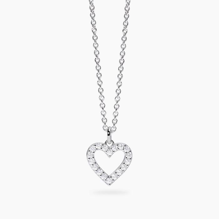 Girocollo con cuore e diamanti lab-grown My Diamond