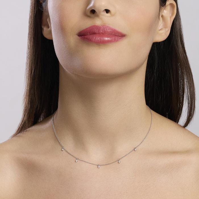 Girocollo con punti luce in diamanti lab-grown My Diamond