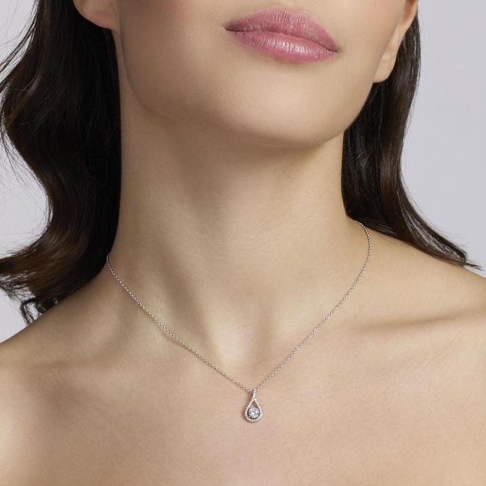 Girocollo con pendente in zirconi BEATRICE