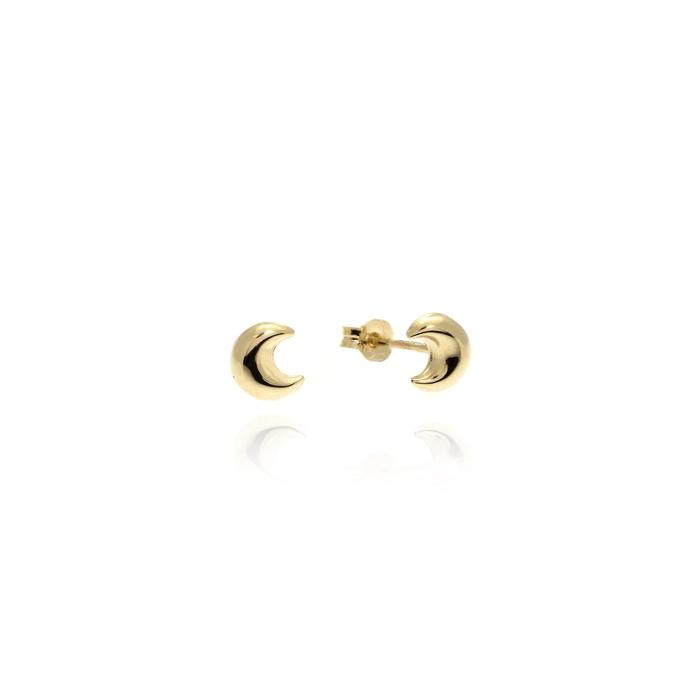Orecchini Luna d'Oro Vero