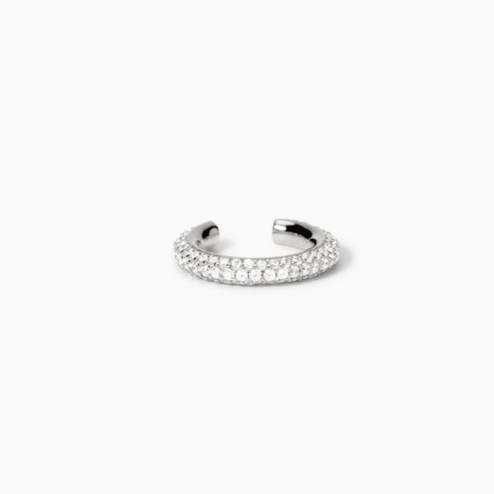 Orecchino ear cuff con zirconi CUFFMANIA
