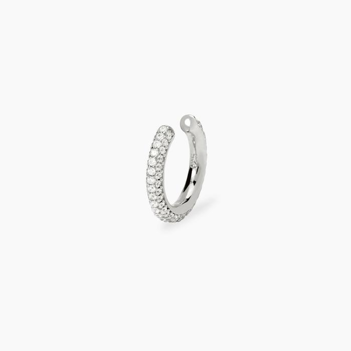 Orecchino ear cuff con zirconi CUFFMANIA