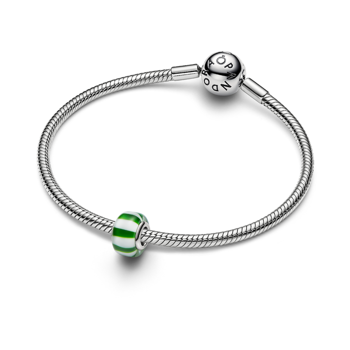 Charm Mini Vetro di Murano Caramella Verde