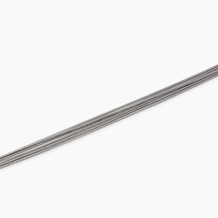 Bracciale multifilo argentato con catene snake Style 59