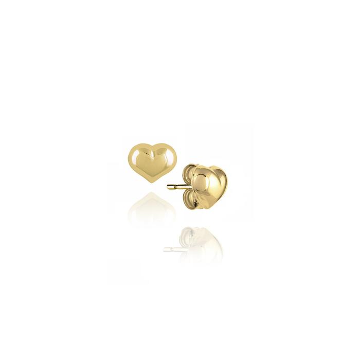 Orecchini Cuore d'Oro Vero
