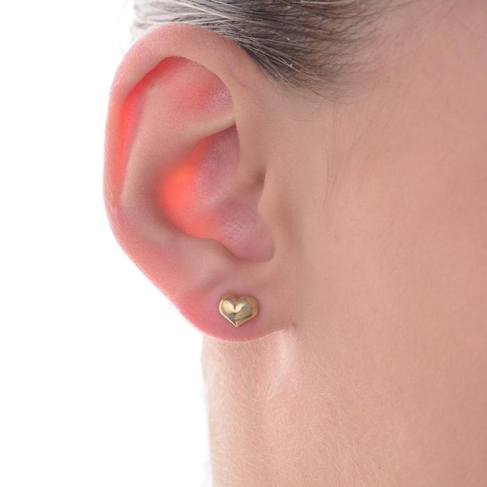 Orecchini Cuore d'Oro Vero