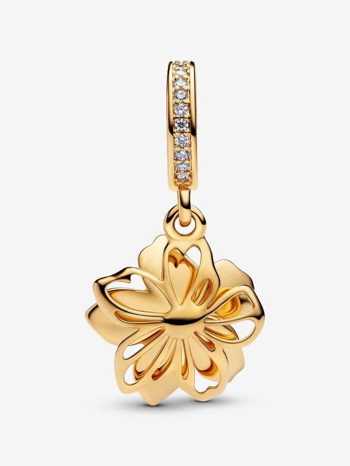 Blue Cherry Blossom Pendant