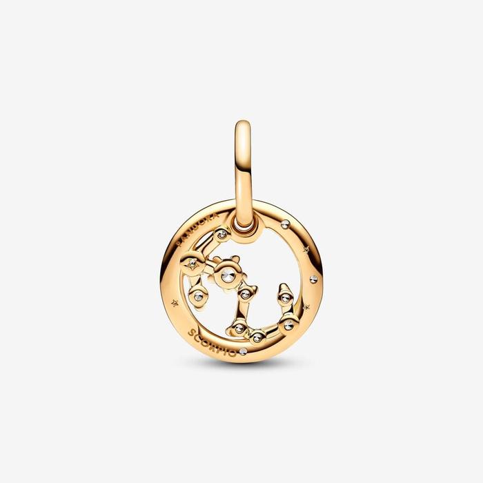 Scorpio Zodiac Sign Pendant Charm