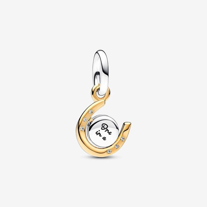 Rotating Horseshoe Pendant Charm