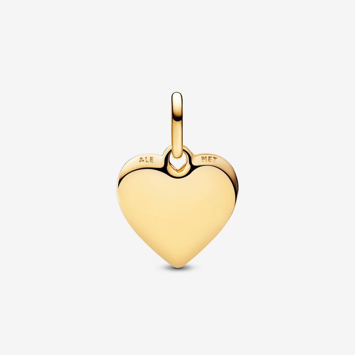Charm Medallion Cuore da incidere Pandora ME
