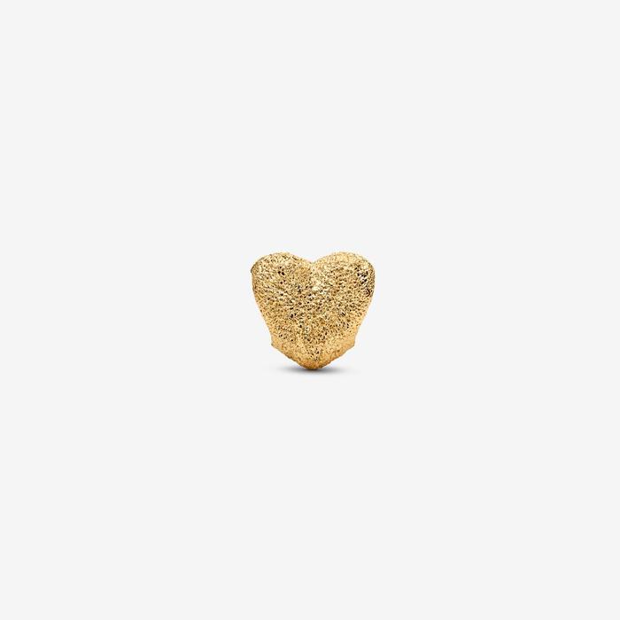 Mini Charm Cuore effetto diamantato