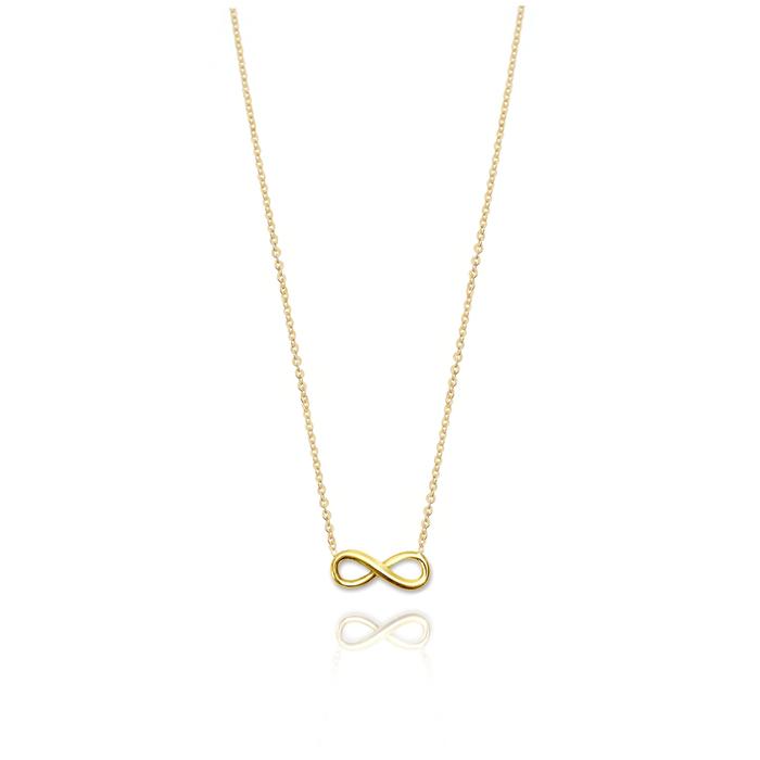 Real Gold Infinity Necklace