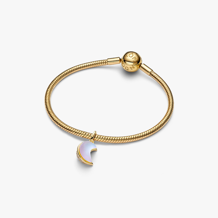 Charm Pendente Luna Crescente Luminosa