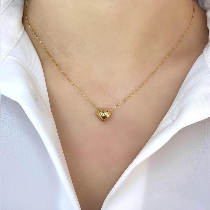 True Gold Heart Necklace