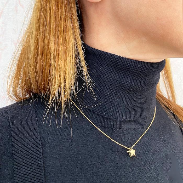 True Gold Star Necklace