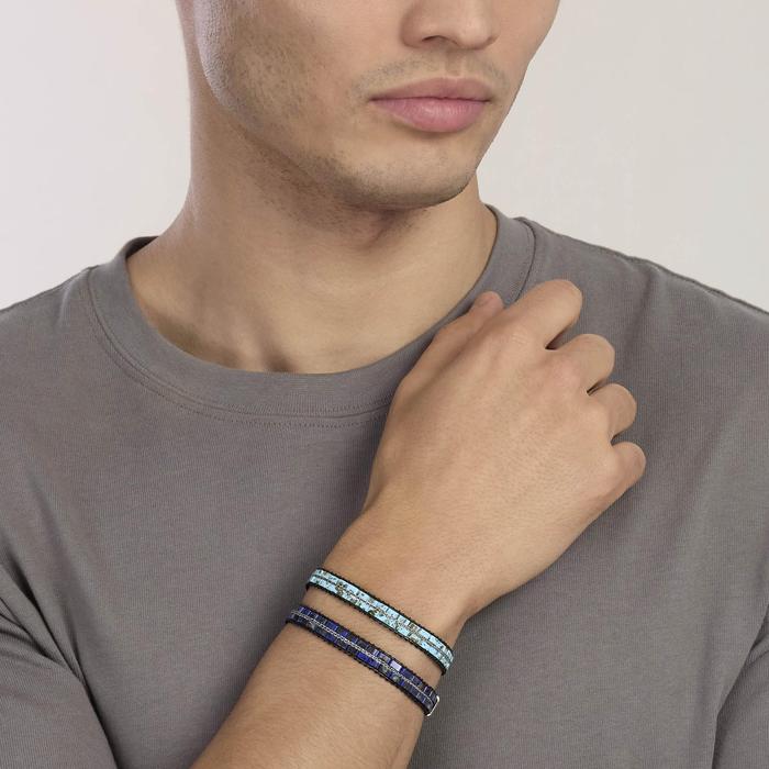 Bracciale in lapis sintetico con cordino Style 31