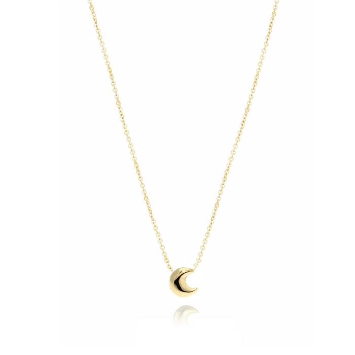 True Gold Moon Necklace