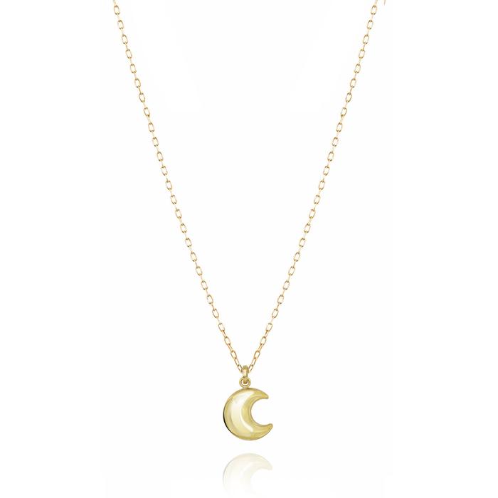 True Gold Moon Necklace