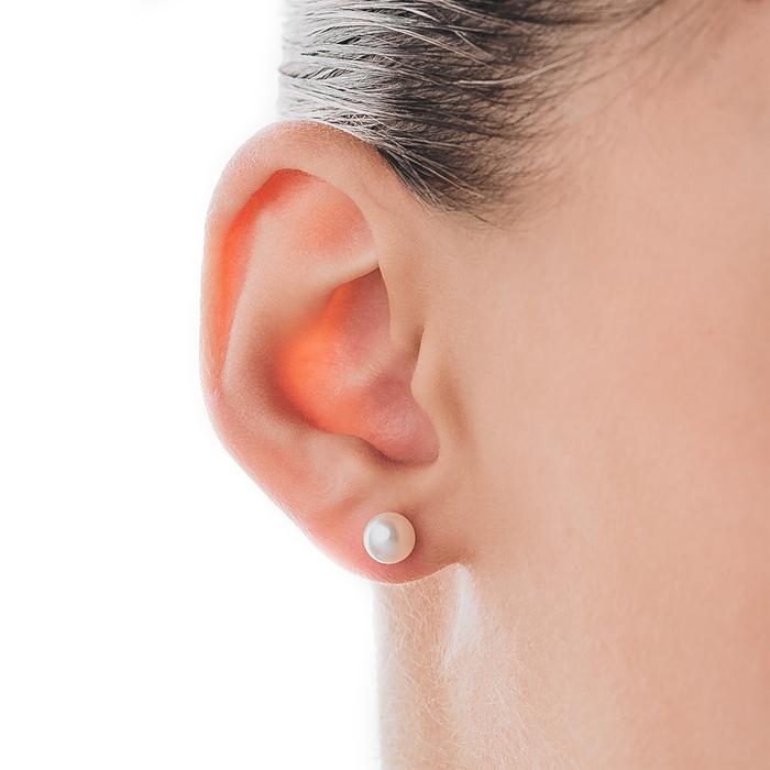 Real Gold Pearl Earrings