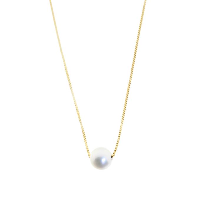 Real Gold Pearl Necklace