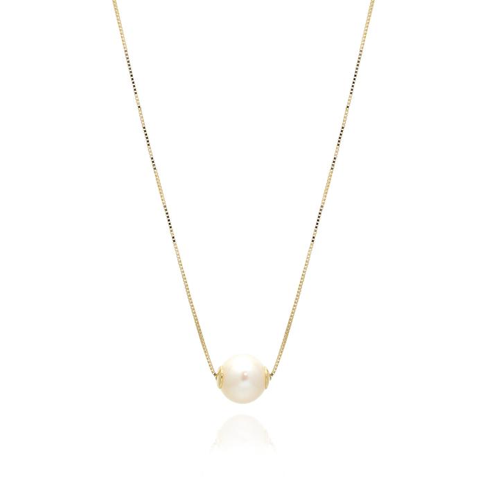 Real Gold Pearl Necklace