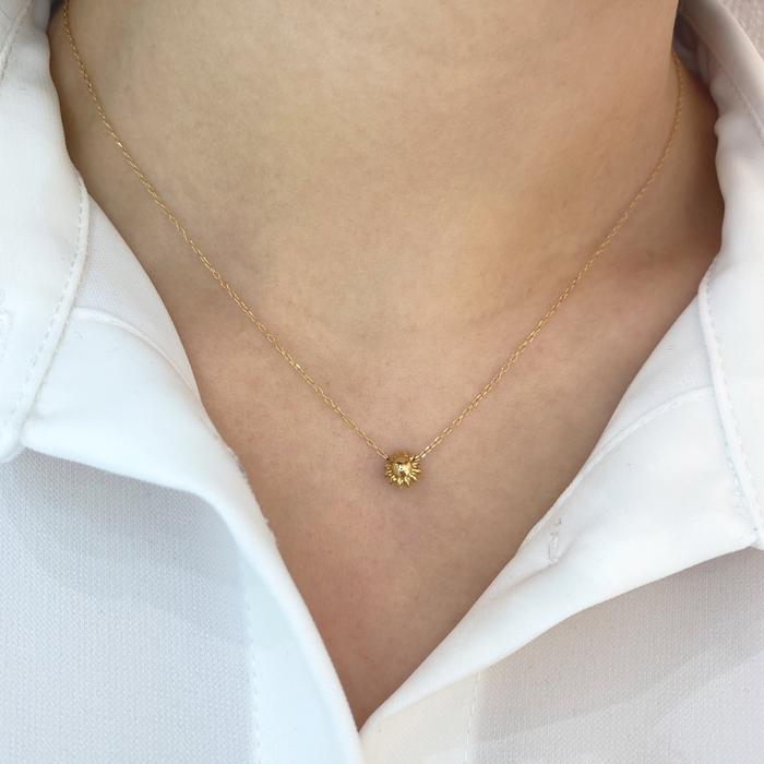 True Gold Sun Necklace