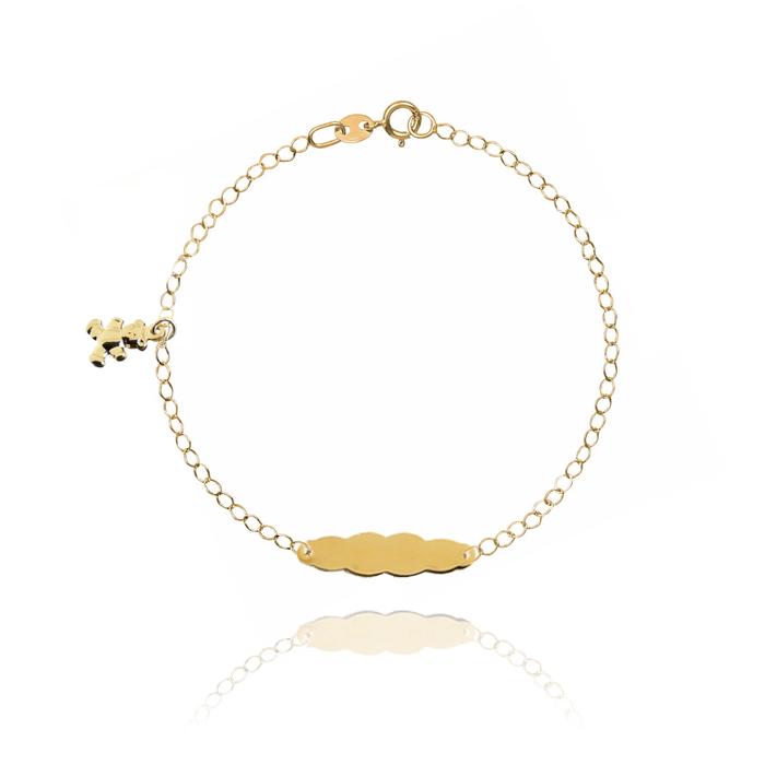 Bracciale Orsetto d'Oro Vero
