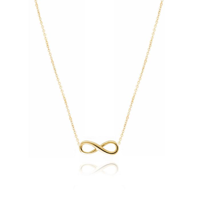 Real Gold Infinity Necklace
