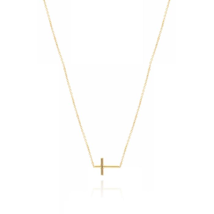 True Gold Cross Necklace