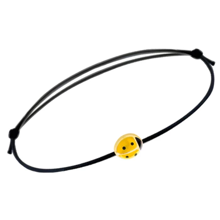 Real Gold Ladybug Bracelet