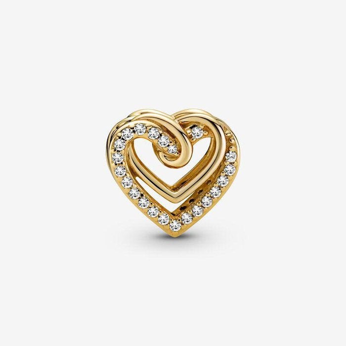 Charm Heart Intertwined with Stones