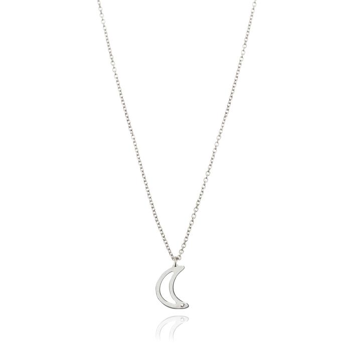 True Gold Moon Necklace