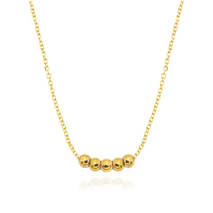 Collana Sfera d'Oro Vero