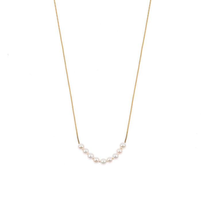 Real Gold Pearl Necklace