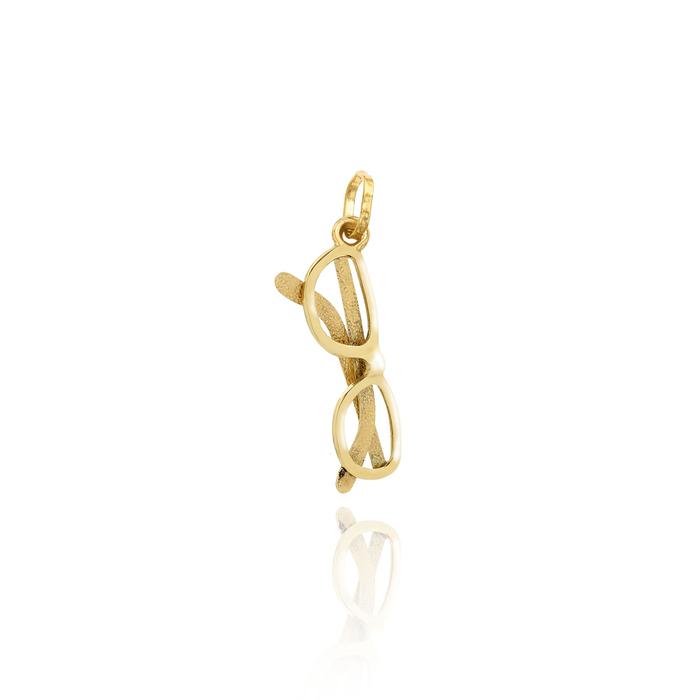 Ciondolo Occhiale d'Oro Vero