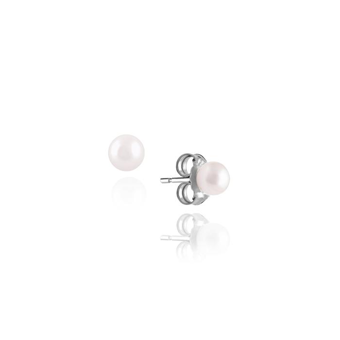Boucles d'oreilles en or véritable et perles